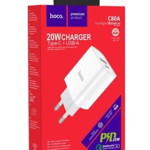 HOCO Dual Port Charger PD20W Type C & USB