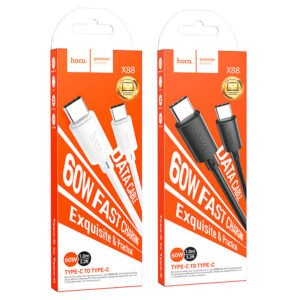 Cable Type-C to Type-C “X88 Gratified” PD 60W fast charge