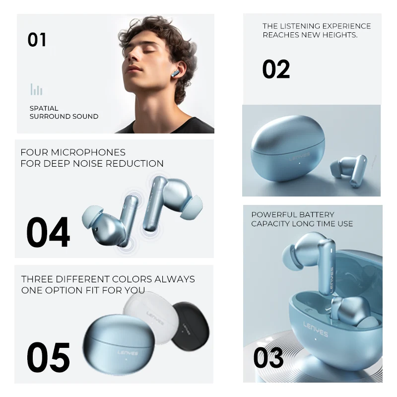 Lenyes AIR 100 TWS Earbud - Image 2