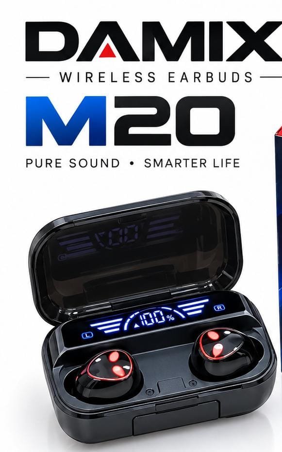 DAMIX M20 Wireless Earphones - Image 4