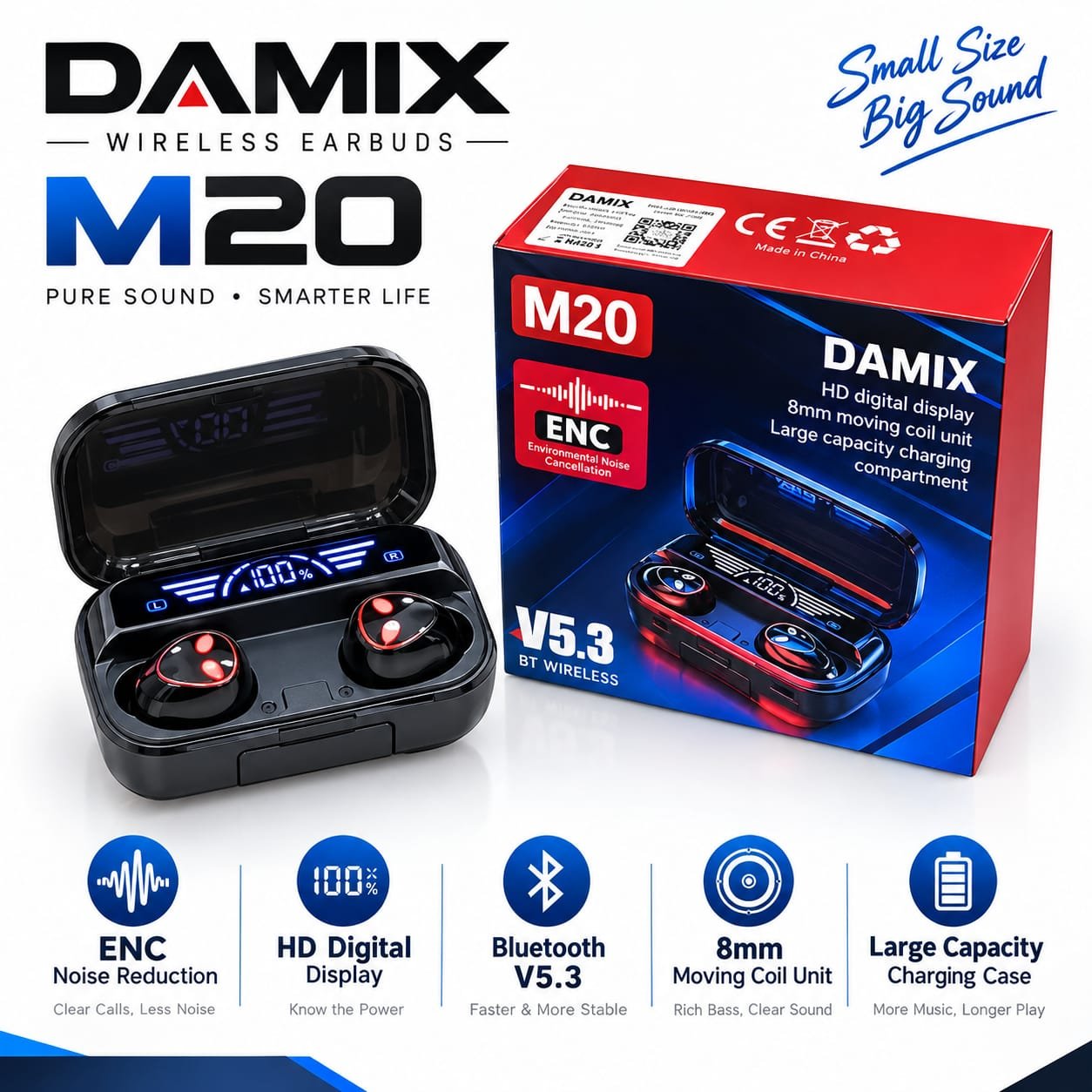 DAMIX M20 Wireless Earphones