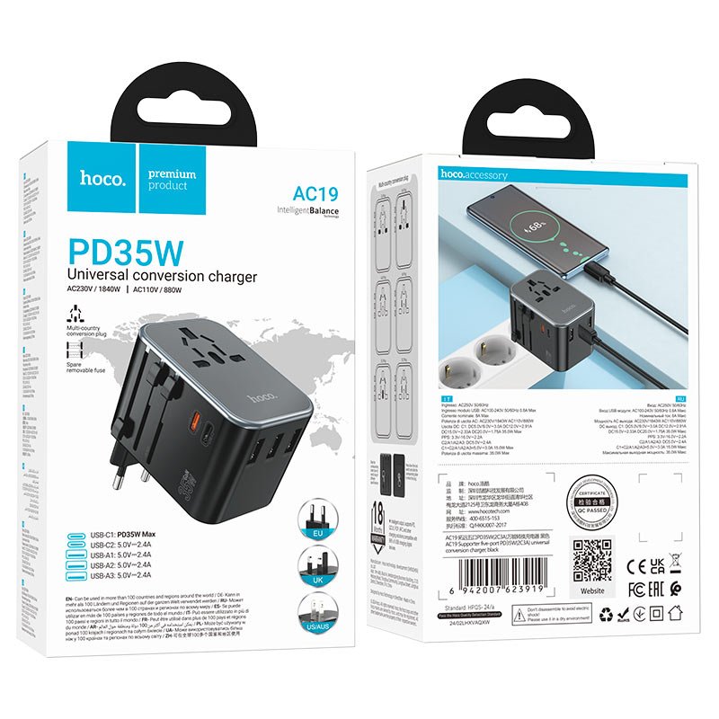 Universal Travel Charger multifunction Adapter - Image 2