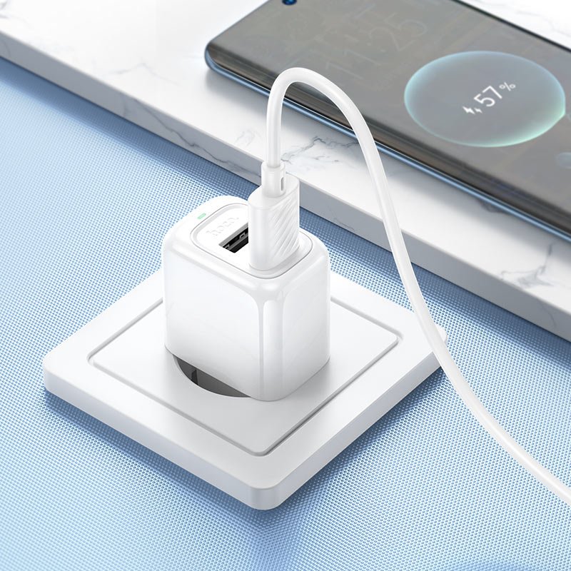 Dual port type c to USB Fast charger - Image 2