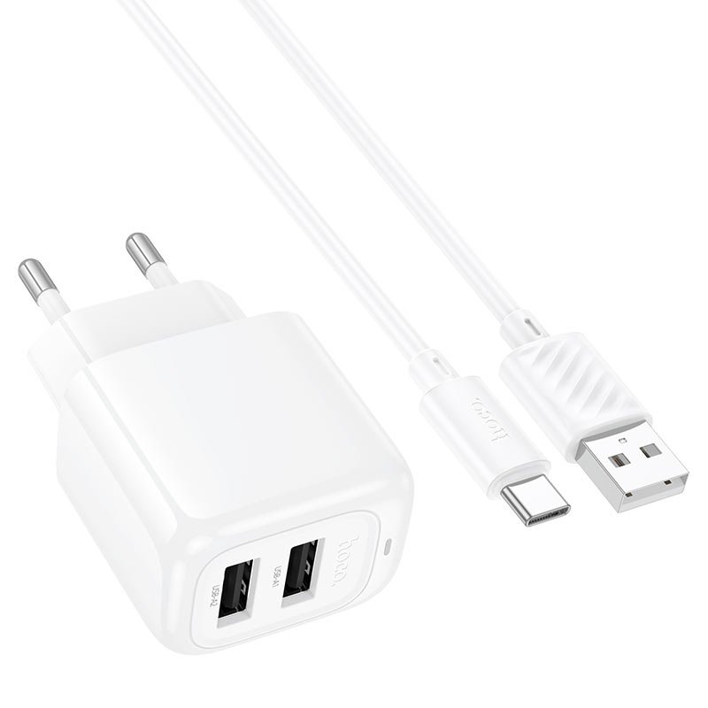 Dual port type c to USB Fast charger - Image 3