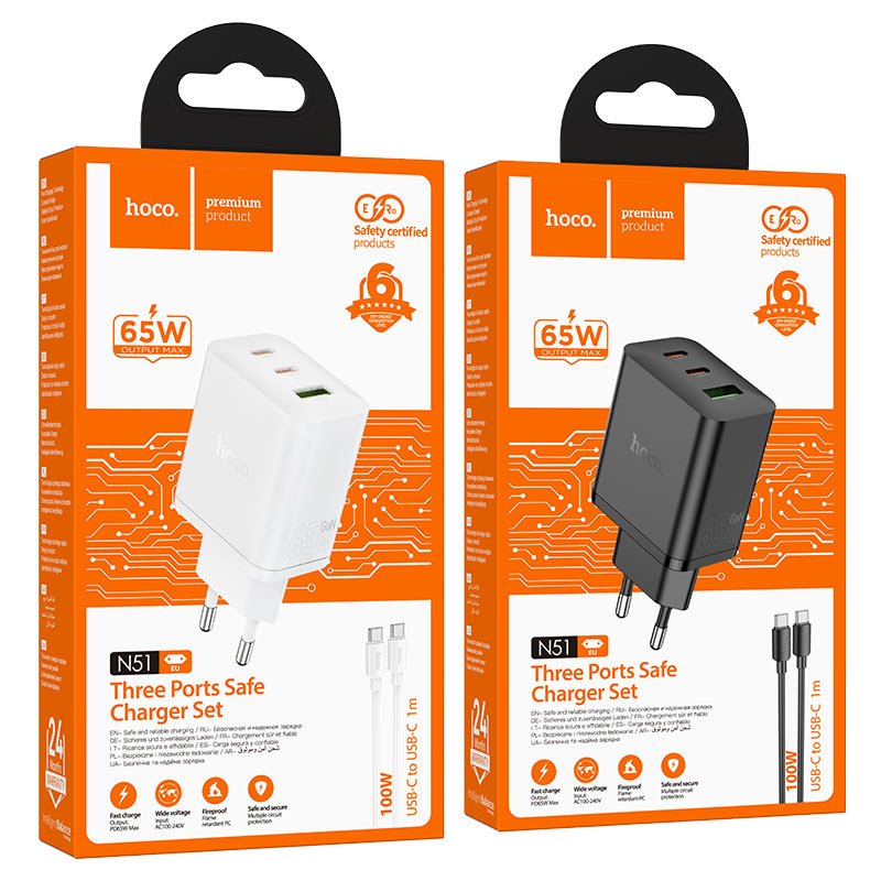 super fast chargers Sport PD65W USB-A and dual Type-C ports.